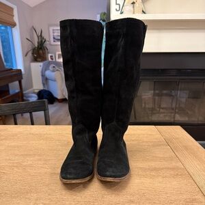 Black Suede Boots